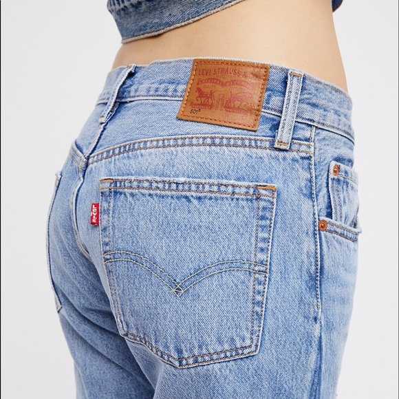 ✨LAST 1 sz24 ! NWT Levi’s 501 Cropped Jeans - Picture 4 of 7